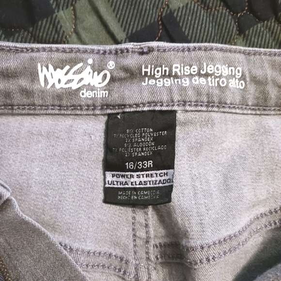 Mossimo Gray High Rise Jeggings Plus Size 16 - Picture 6 of 9